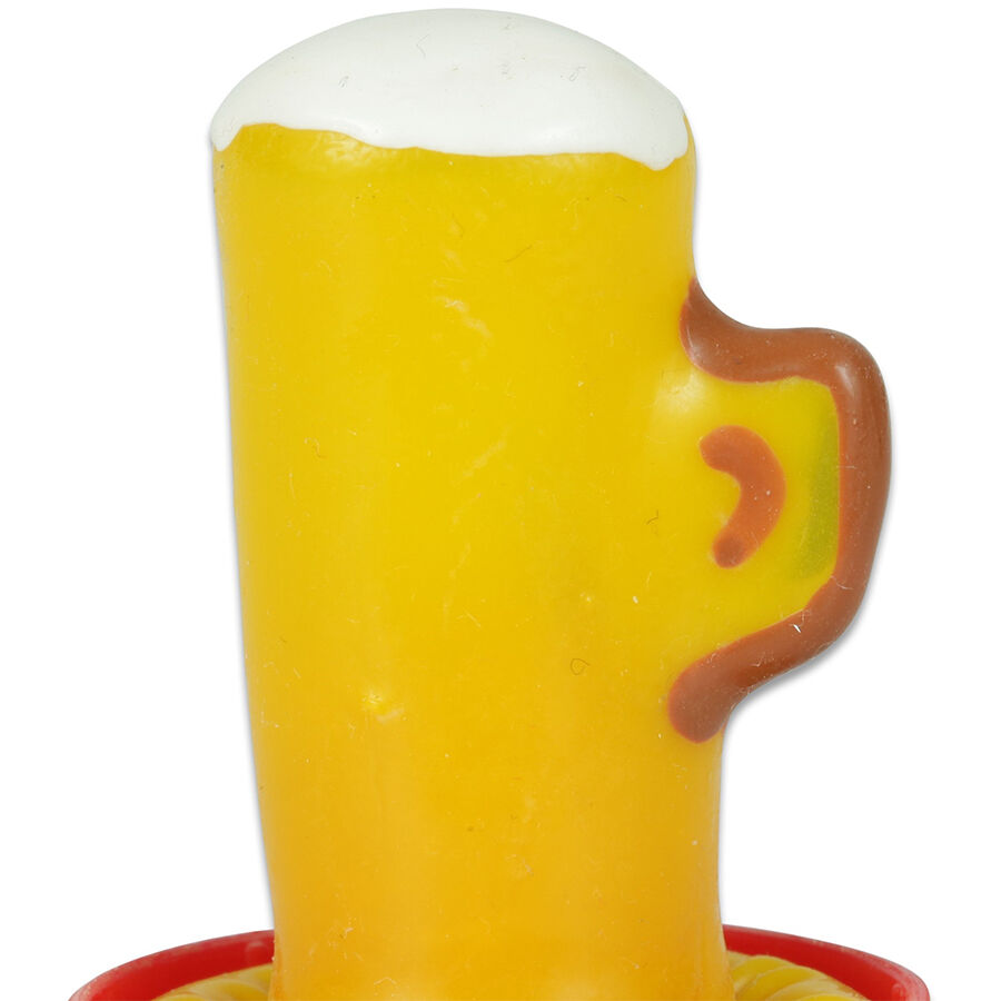 Condomerie - Preservativo Decorativo Pintado A Mano Vaso De Cerveza 3 Condomerie - Preservativo Decorativo Pintado A Mano Vaso De Cerveza - Imagen 3