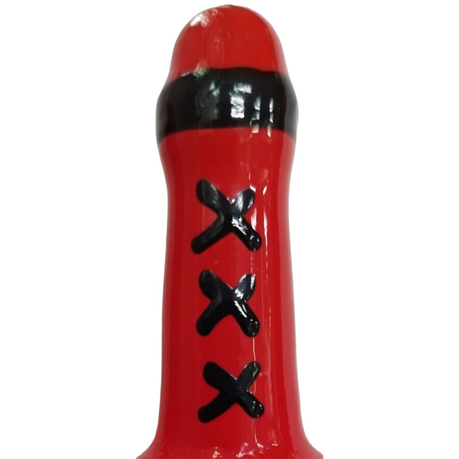 Condomerie - Preservativo Decorativo Pintado A Mano Msterdam Rojo 1 Condomerie - Preservativo Decorativo Pintado A Mano Msterdam Rojo