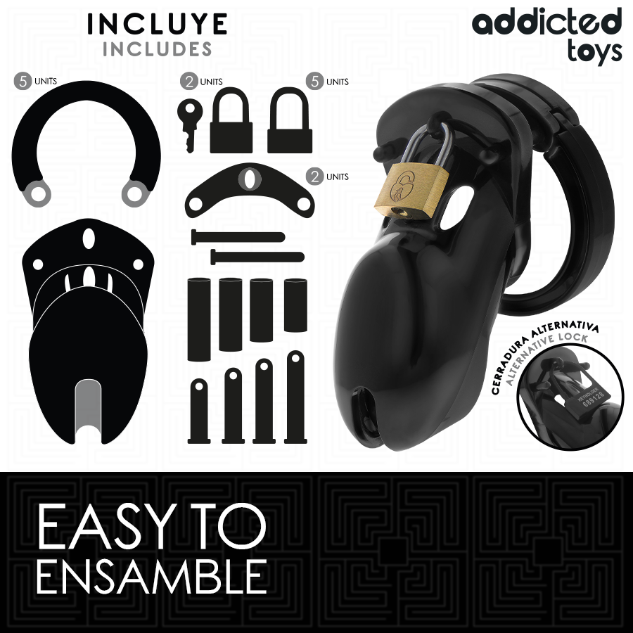 Addicted Toys Locked - Forbidden Vault Jaula Para Pene 10 Cm 4 Addicted Toys Locked - Forbidden Vault Jaula Para Pene 10 Cm - Imagen 4