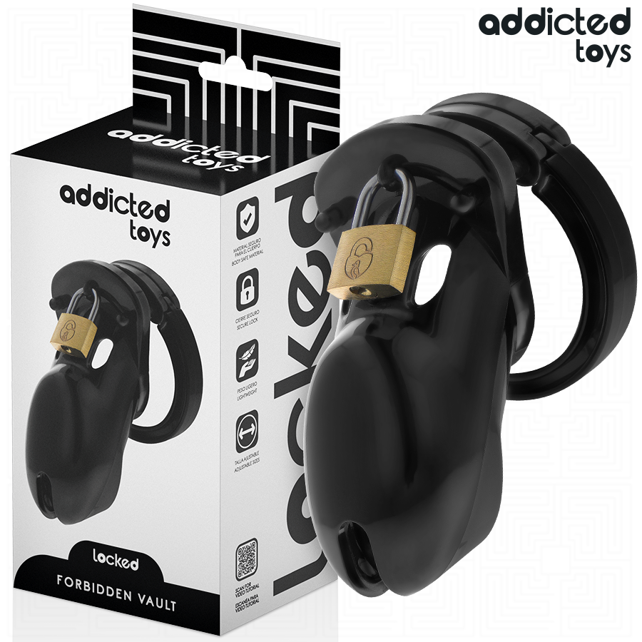 Addicted Toys Locked - Forbidden Vault Jaula Para Pene 10 Cm 1 Addicted Toys Locked - Forbidden Vault Jaula Para Pene 10 Cm