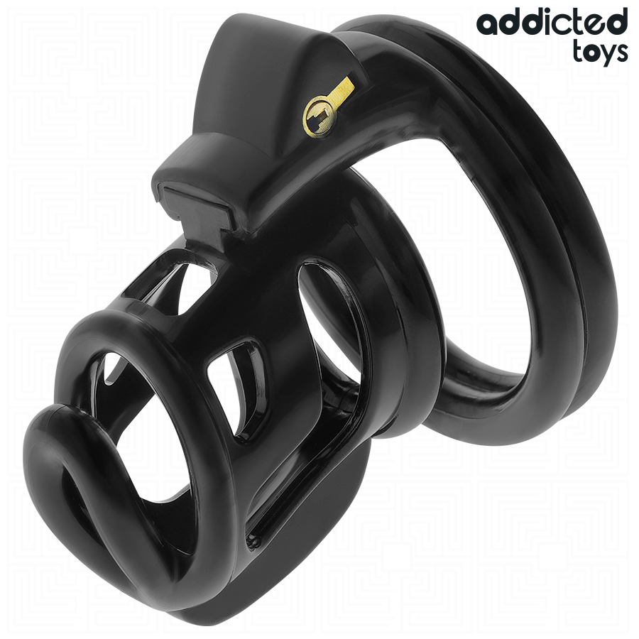 Addicted Toys Locked - Gilden Cage Jaula Para Pene De Silicona 8,5 Cm 2 Addicted Toys Locked - Gilden Cage Jaula Para Pene De Silicona 8,5 Cm - Imagen 2