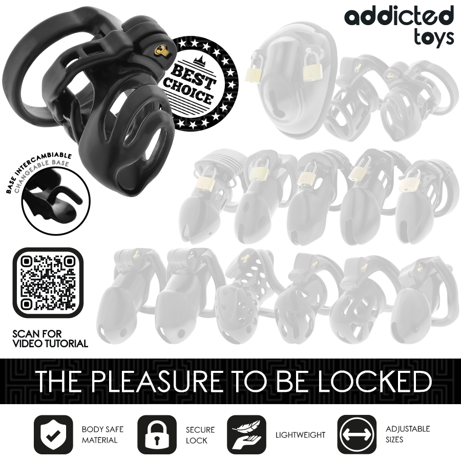 Addicted Toys Locked - Eternal Lock Jaula Para Pene 9 Cm 7 Addicted Toys Locked - Eternal Lock Jaula Para Pene 9 Cm - Imagen 7