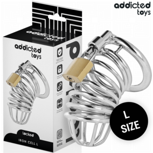 Addicted Toys Locked - Iron Cell Jaula para Pene de Metal 5 Cm