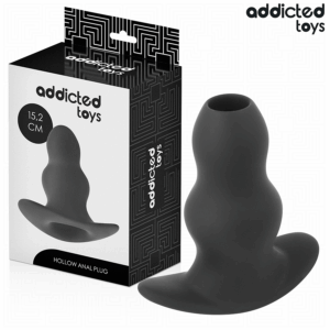 Addicted Toys - Plug Anal Hueco Silicona Talla XXL 15,2 Cm
