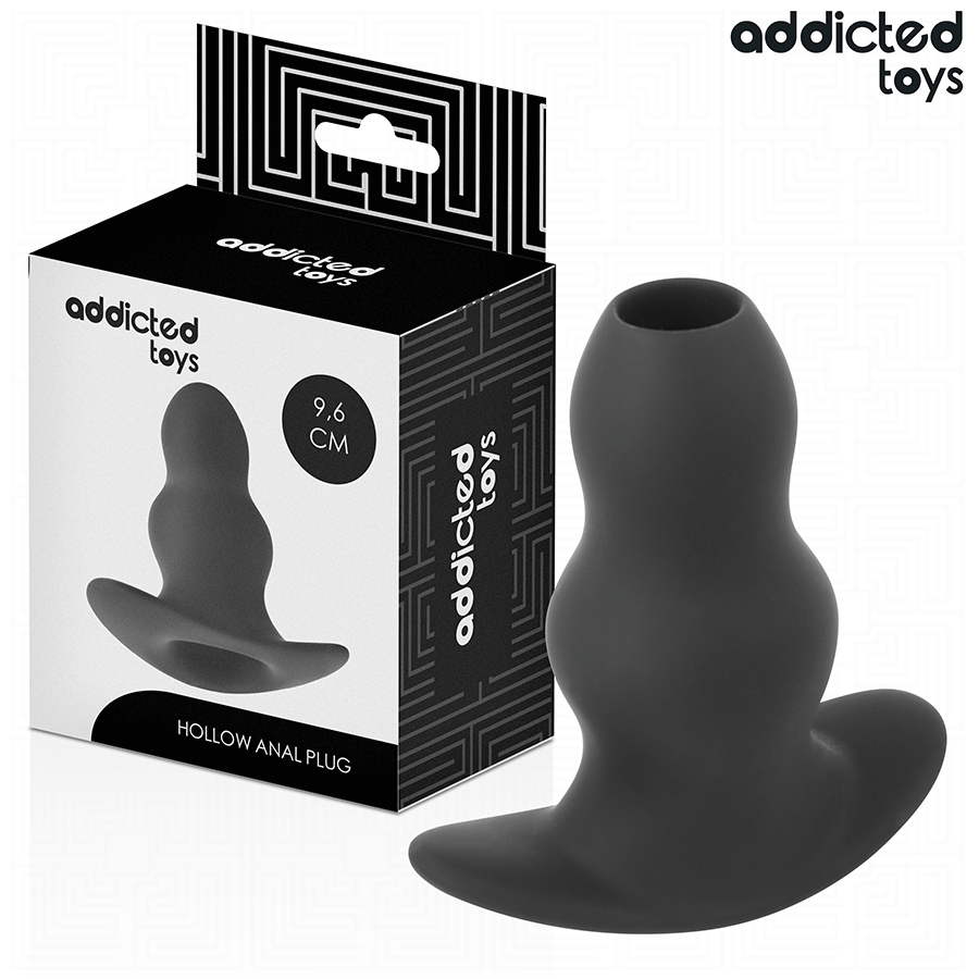 Addicted Toys - Plug Anal Hueco Silicona Talla M 9,6 Cm 1 Addicted Toys - Plug Anal Hueco Silicona Talla M 9,6 Cm