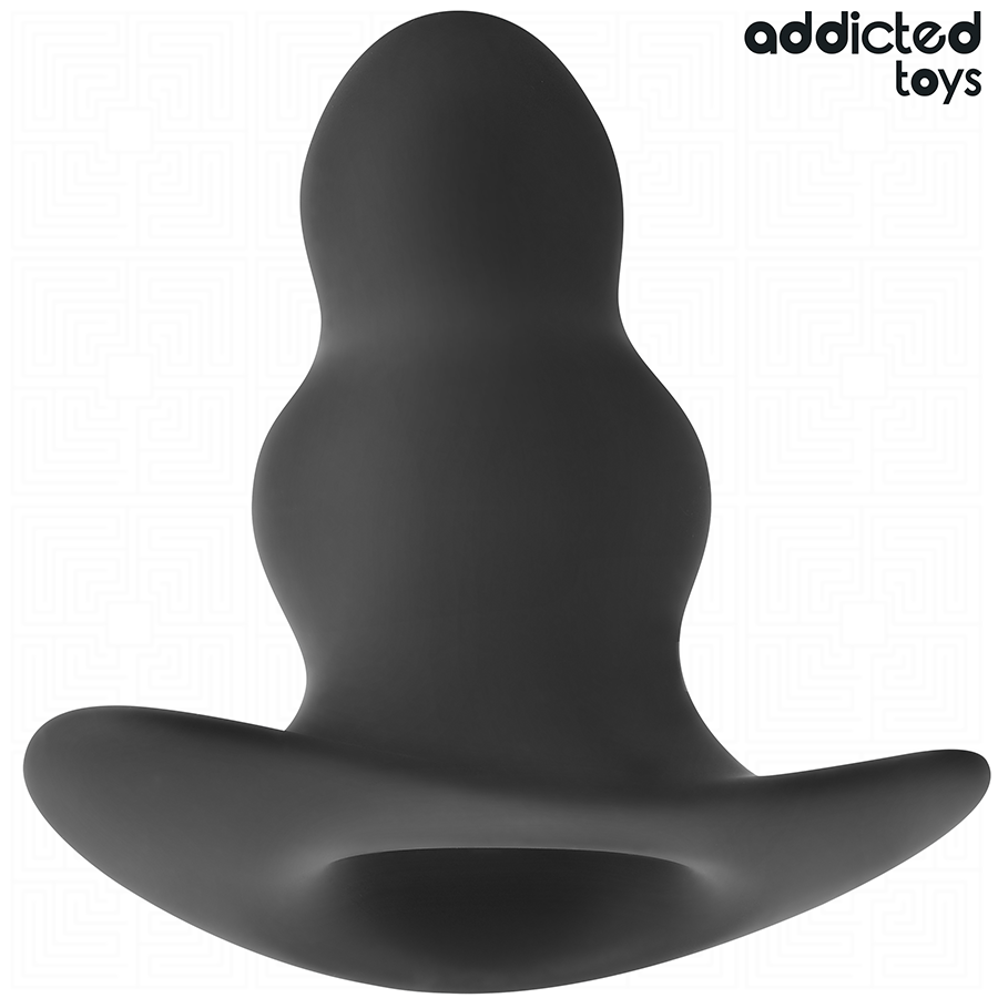 Addicted Toys - Plug Anal Hueco Silicona Talla M 9,6 Cm 2 Addicted Toys - Plug Anal Hueco Silicona Talla M 9,6 Cm - Imagen 2