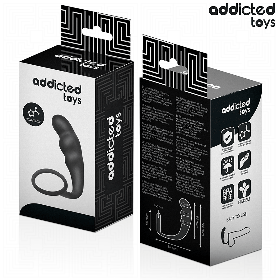 Addicted Toys - Plug Anal Con Anillo Silicona Modelo 4 6 Addicted Toys - Plug Anal Con Anillo Silicona Modelo 4 - Imagen 6