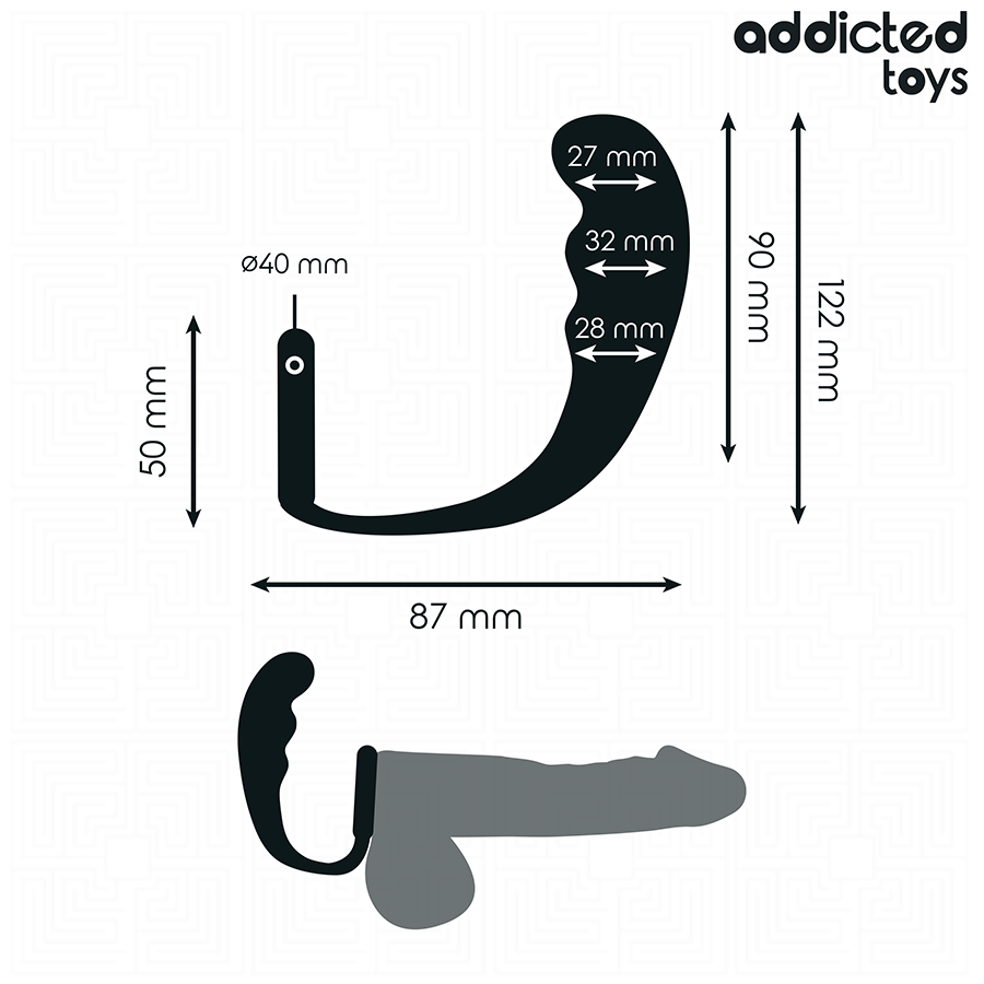 Addicted Toys - Plug Anal Con Anillo Silicona Modelo 4 4 Addicted Toys - Plug Anal Con Anillo Silicona Modelo 4 - Imagen 4
