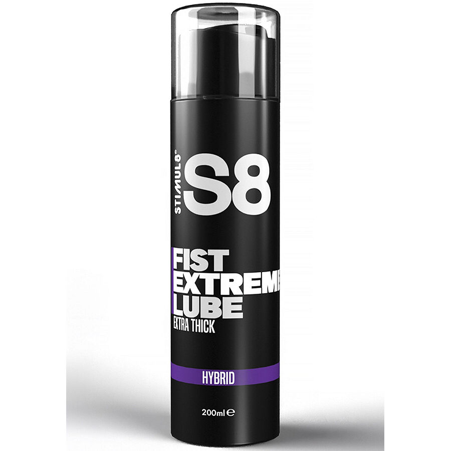 Stimul8 - S8 Extreme Lubricante Para Puños Híbrido Extra Grueso 200 Ml 1 Stimul8 - S8 Extreme Lubricante Para Puños Híbrido Extra Grueso 200 Ml
