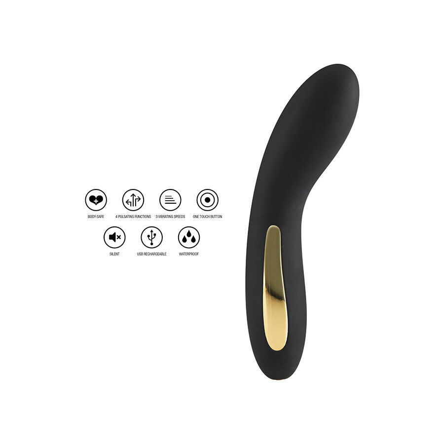 Toyjoy - Luz Luminate Vibrador Negro 2 Toyjoy - Luz Luminate Vibrador Negro - Imagen 2