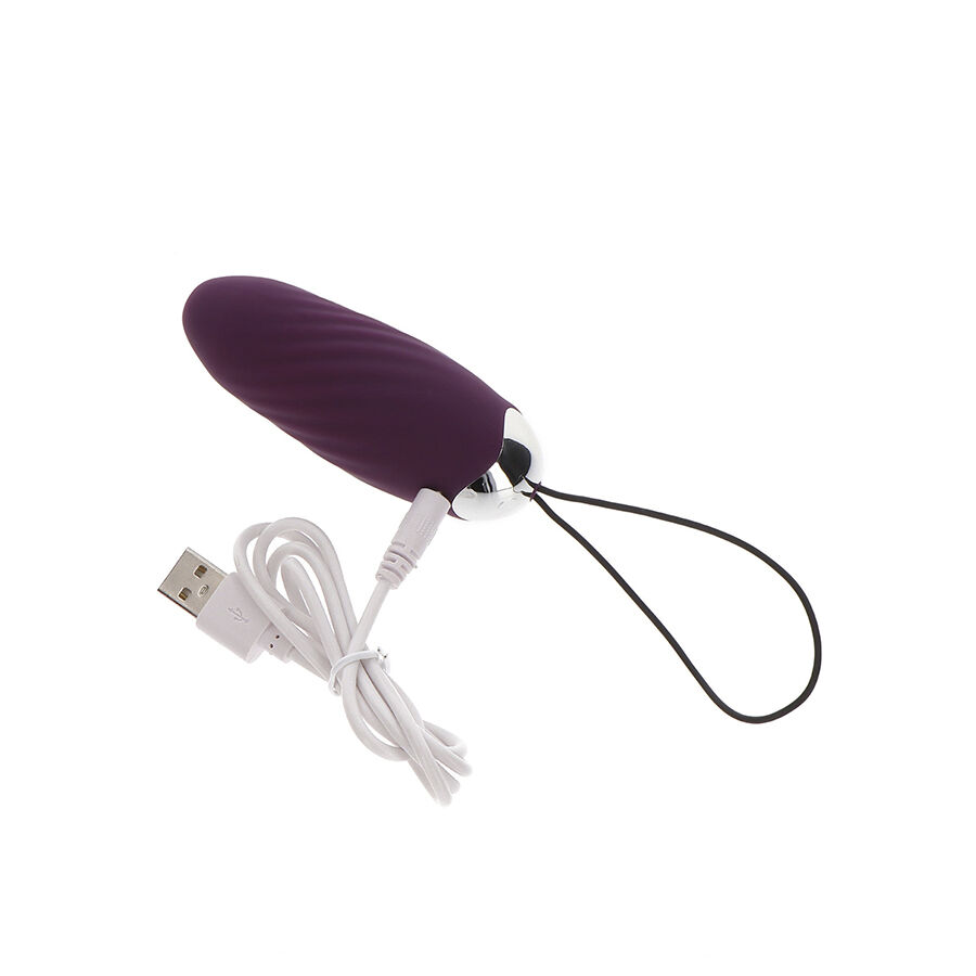 Toyjoy - Happiness Knock Knock Eggstavagant Vibrador Con Control Remoto Morado 4 Toyjoy - Happiness Knock Knock Eggstavagant Vibrador Con Control Remoto Morado - Imagen 4