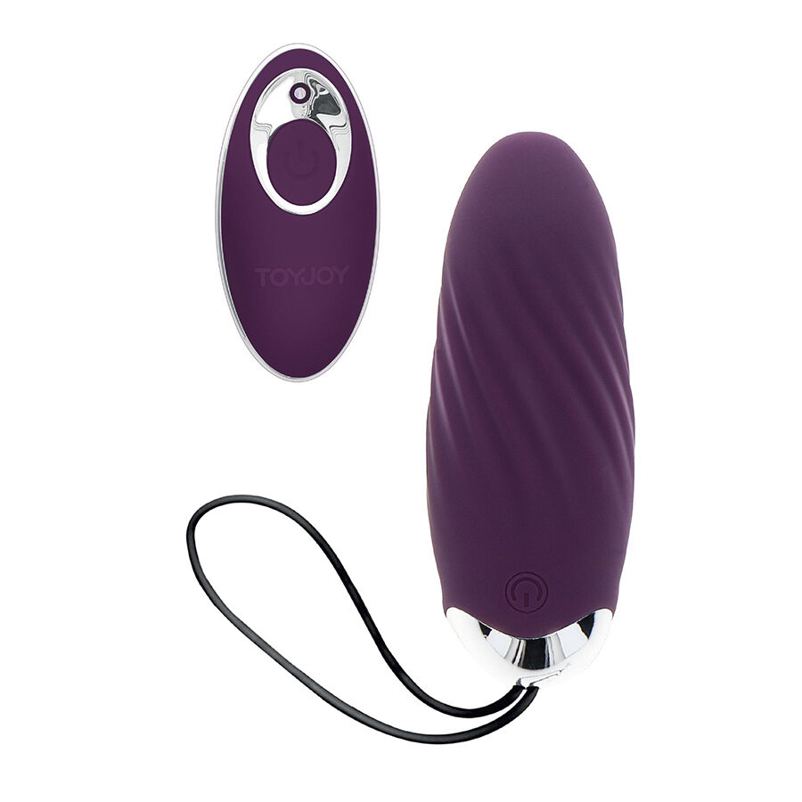 Toyjoy - Happiness Knock Knock Eggstavagant Vibrador Con Control Remoto Morado 5 Toyjoy - Happiness Knock Knock Eggstavagant Vibrador Con Control Remoto Morado - Imagen 5