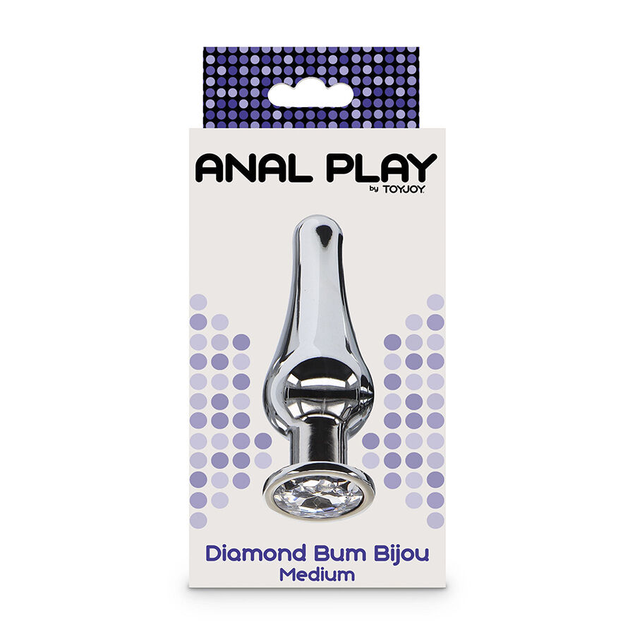 Toyjoy - Anal Play Diamante Bum Bijou Plug Anal Mediano 5 Toyjoy - Anal Play Diamante Bum Bijou Plug Anal Mediano - Imagen 5