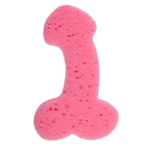 Diablo Picante - Esponja con Forma de Pene Rosa
