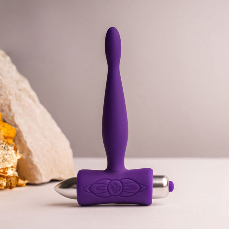 Rocks- Off - Petite Sensations Teazer Plug Anal Vibrador Morado 2 Rocks- Off - Petite Sensations Teazer Plug Anal Vibrador Morado - Imagen 2