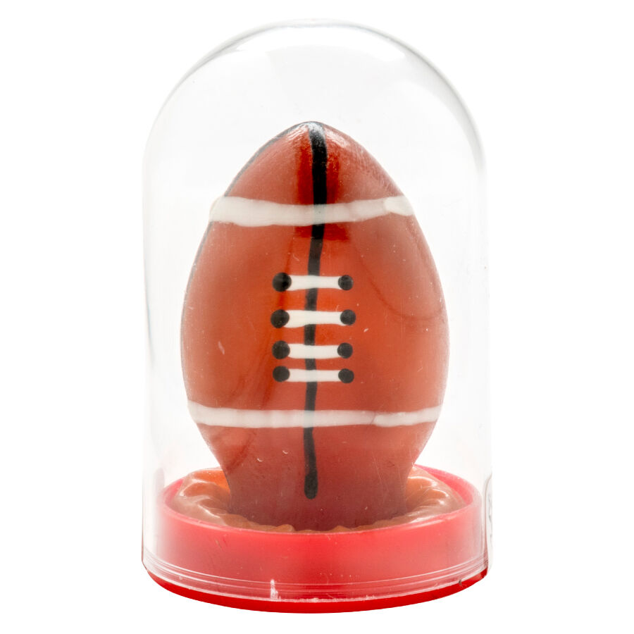 Condomerie - Preservativo Decorativo Pintado A Mano Pelota De Rugby 1 Condomerie - Preservativo Decorativo Pintado A Mano Pelota De Rugby