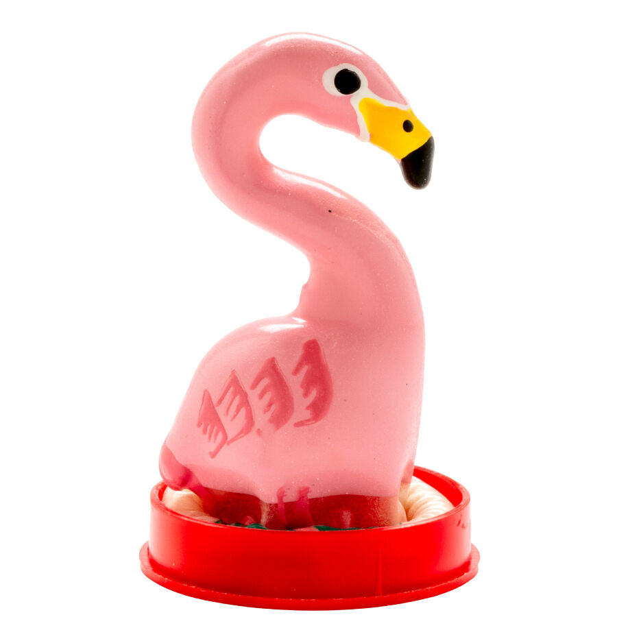 Condomerie - Preservativo Decorativo Pintado A Mano Flamenco Rosa 2 Condomerie - Preservativo Decorativo Pintado A Mano Flamenco Rosa - Imagen 2