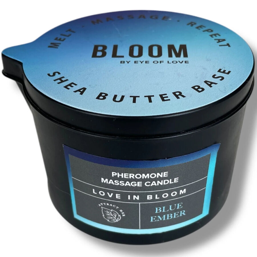 Eye Of Love - Bloom Vela De Masaje Índica Blue Ember 150 Ml 2 Eye Of Love - Bloom Vela De Masaje Índica Blue Ember 150 Ml - Imagen 2