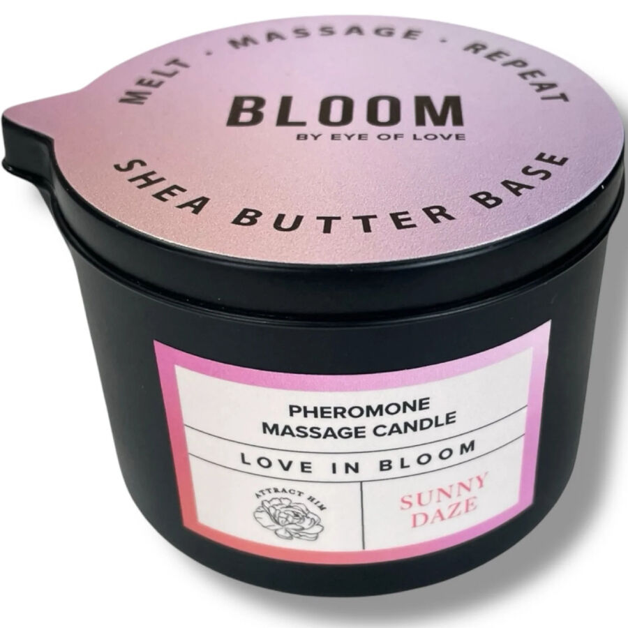 Eye Of Love - Bloom Vela De Masaje Sativa Sunny Daze 150 Ml 2 Eye Of Love - Bloom Vela De Masaje Sativa Sunny Daze 150 Ml - Imagen 2
