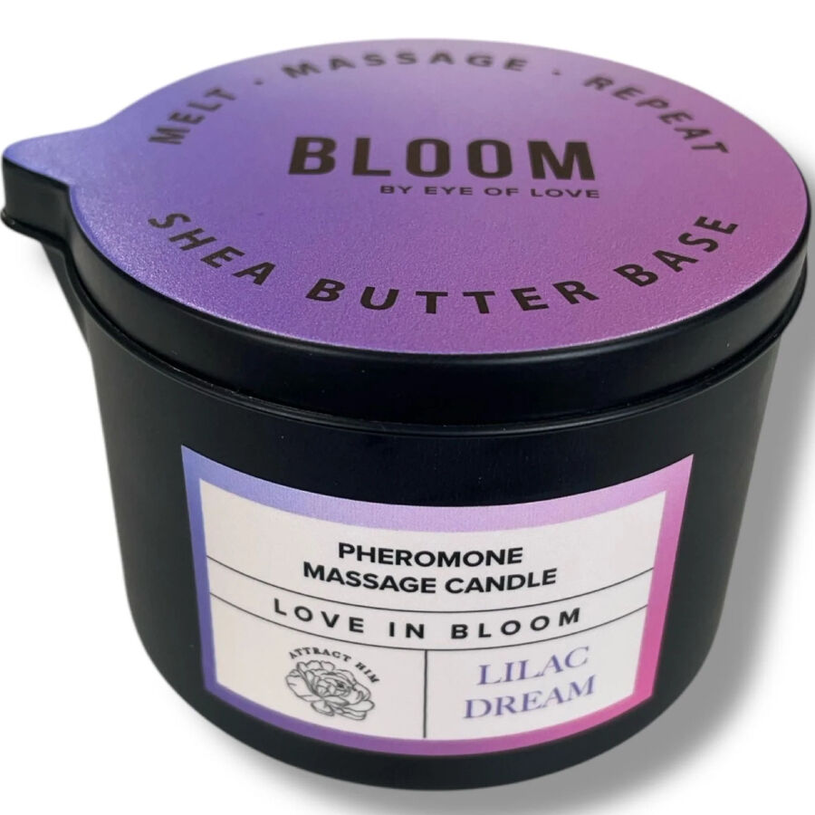 Eye Of Love - Bloom Vela De Masaje Índica Lilac Dream 150 Ml 2 Eye Of Love - Bloom Vela De Masaje Índica Lilac Dream 150 Ml - Imagen 2