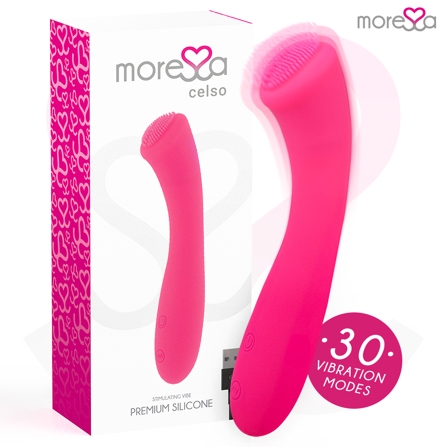Moressa - Celso Masajeador Duo Punto G Y Suero Pelvico Premium Silicone Recargable 2 Moressa - Celso Masajeador Duo Punto G Y Suero Pelvico Premium Silicone Recargable - Imagen 2