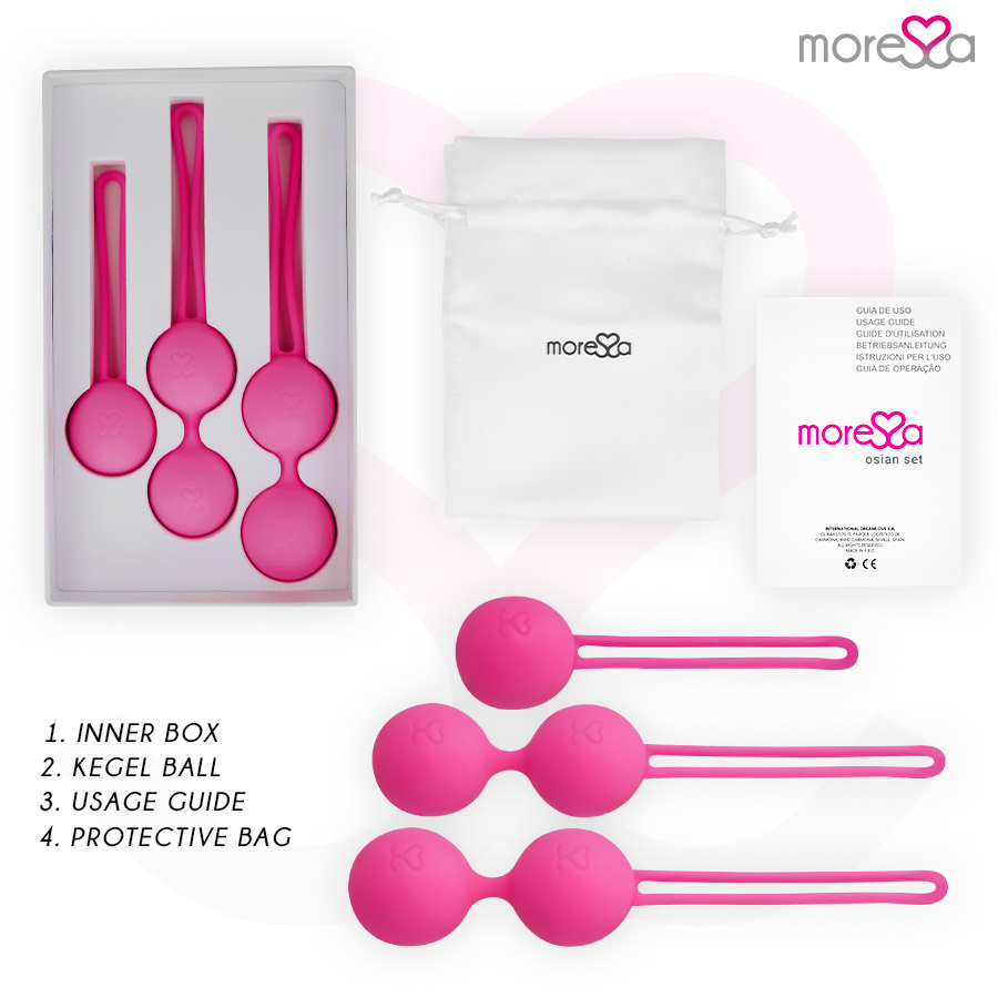 Moressa - Osian Set Premium Silicona Rosa (Osian One - 51 G | Osian Two - 101 G | Osian Three 85 G) 6 Moressa - Osian Set Premium Silicona Rosa (Osian One - 51 G | Osian Two - 101 G | Osian Three 85 G) - Imagen 6