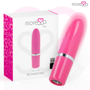Moressa - Ivy Masajeador Simulador Labial de Viaje Rosa