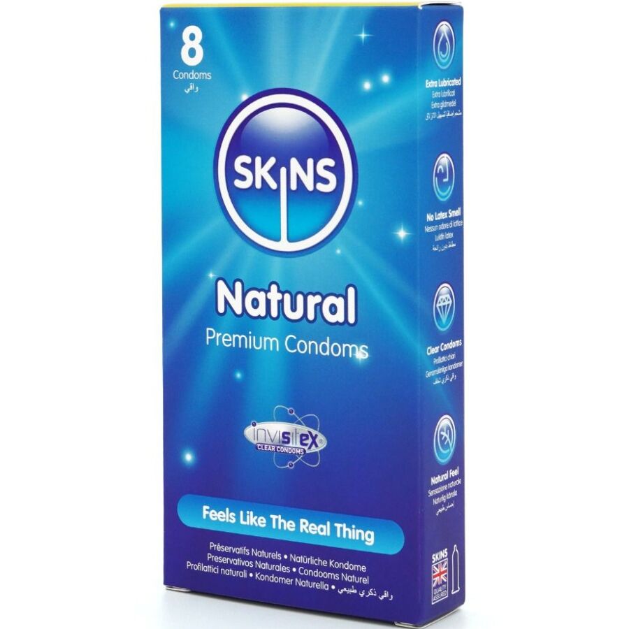 Skins - Natural Preservativos Premium Pack 8 2 Skins - Natural Preservativos Premium Pack 8 - Imagen 2
