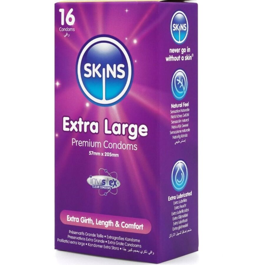 Skins - Tamaño Xl Preservativos Premium Pack 16 2 Skins - Tamaño Xl Preservativos Premium Pack 16 - Imagen 2