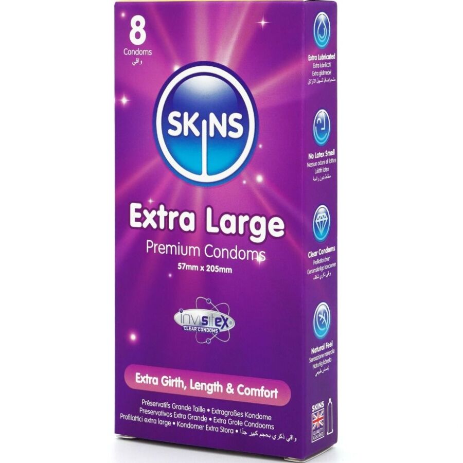 Skins - Tamaño Xl Preservativos Premium Pack 8 2 Skins - Tamaño Xl Preservativos Premium Pack 8 - Imagen 2