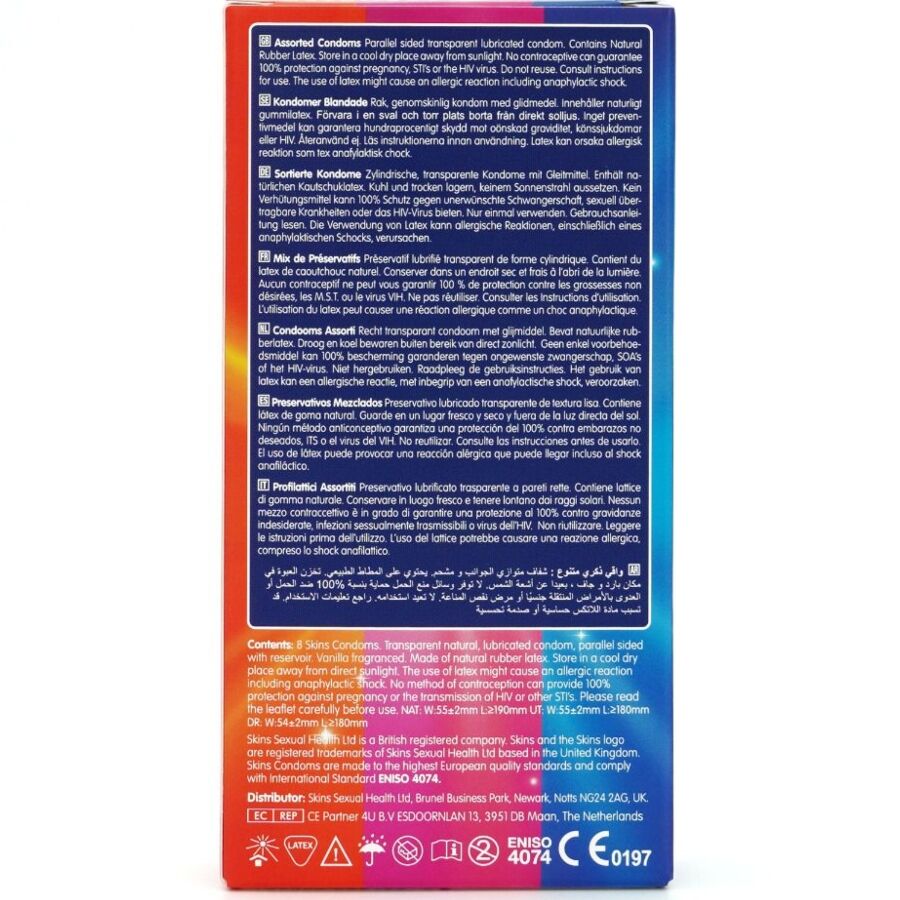 Skins - Surtido Preservativos Premium Pack 8 4 Skins - Surtido Preservativos Premium Pack 8 - Imagen 4