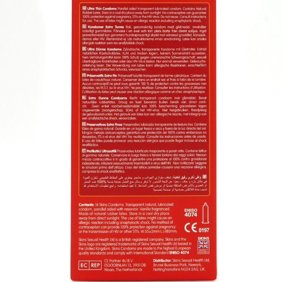 Skins - Ultrafinos Preservativos Premium Pack 16 4 Skins - Ultrafinos Preservativos Premium Pack 16 - Imagen 4
