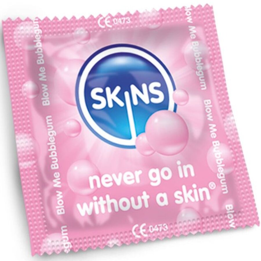 Skins - Preservativos Premium Sabor Chicle Pack 4 3 Skins - Preservativos Premium Sabor Chicle Pack 4 - Imagen 3