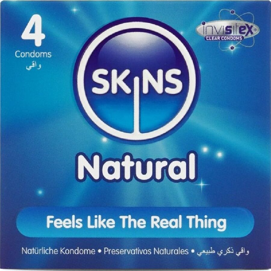 Skins - Natural Preservativos Premium Pack 4 1 Skins - Natural Preservativos Premium Pack 4