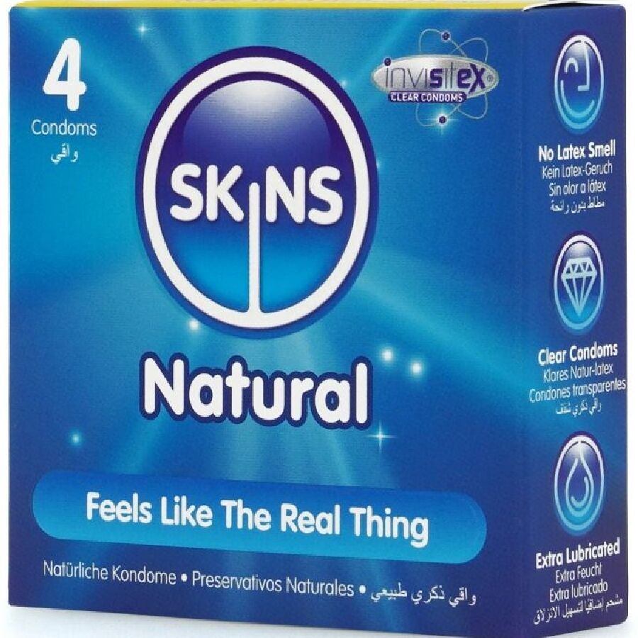 Skins - Natural Preservativos Premium Pack 4 2 Skins - Natural Preservativos Premium Pack 4 - Imagen 2