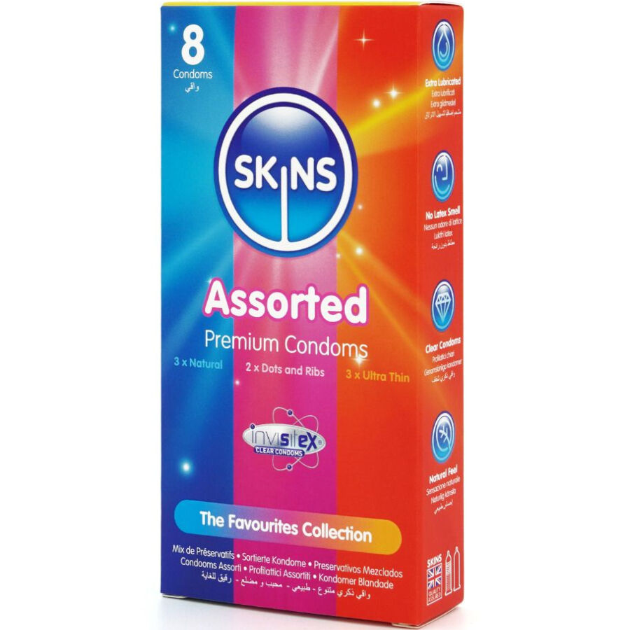 Skins - Surtido Preservativos Premium Pack 8 2 Skins - Surtido Preservativos Premium Pack 8 - Imagen 2