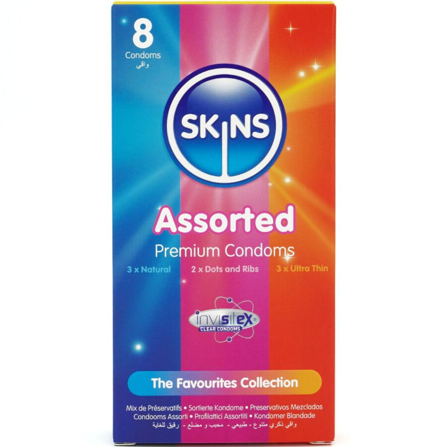 Skins - Surtido Preservativos Premium Pack 8 1 Skins - Surtido Preservativos Premium Pack 8