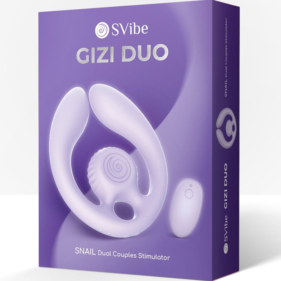 Snail Vibe - Gizi Dúo Estimulador De Parejas Control Remoto Lila 8 Snail Vibe - Gizi Dúo Estimulador De Parejas Control Remoto Lila - Imagen 8