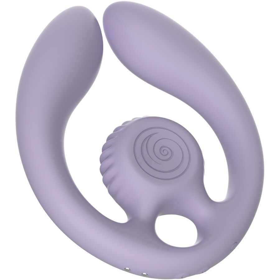 Snail Vibe - Gizi Dúo Estimulador De Parejas Control Remoto Lila 1 Snail Vibe - Gizi Dúo Estimulador De Parejas Control Remoto Lila