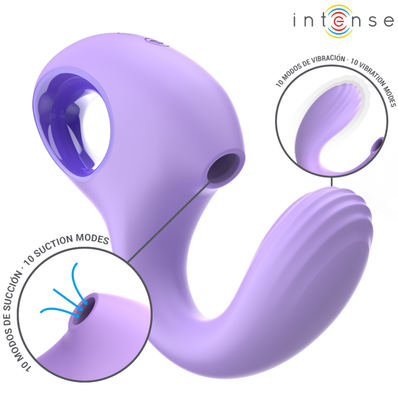 Intense - Baxter Vibrador &Amp; Estimulador Violeta 2 Intense - Baxter Vibrador &Amp; Estimulador Violeta - Imagen 2