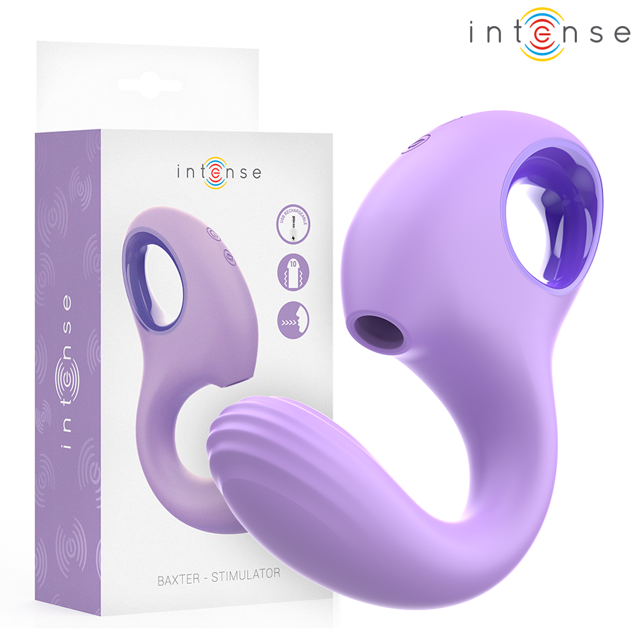 Intense - Baxter Vibrador &Amp; Estimulador Violeta 1 Intense - Baxter Vibrador &Amp; Estimulador Violeta