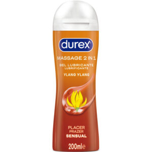 Durex - Gel Lubricante de Masaje Sensual Ylang Ylang 200 Ml