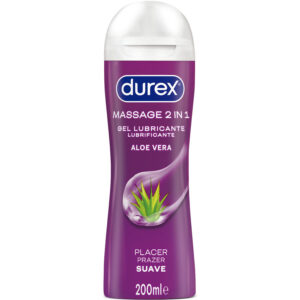 Durex - Gel Lubricante de Masaje Suave Aloe Vera 200 Ml