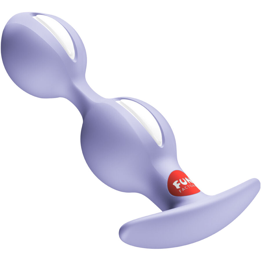 Fun Factory - B-Balls Dúo Plug Anal Violeta 2 Fun Factory - B-Balls Dúo Plug Anal Violeta - Imagen 2