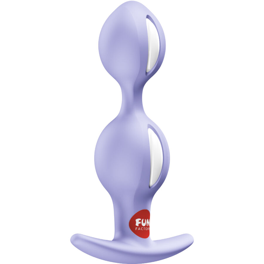 Fun Factory - B-Balls Dúo Plug Anal Violeta 1 Fun Factory - B-Balls Dúo Plug Anal Violeta