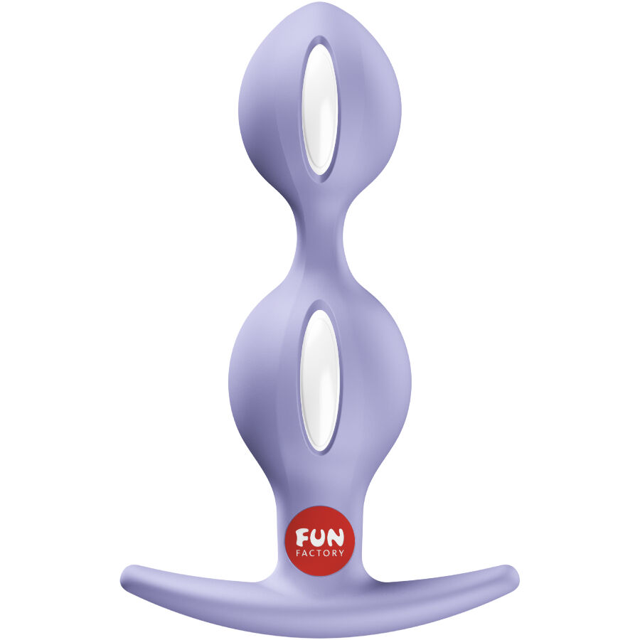 Fun Factory - B-Balls Dúo Plug Anal Violeta 3 Fun Factory - B-Balls Dúo Plug Anal Violeta - Imagen 3