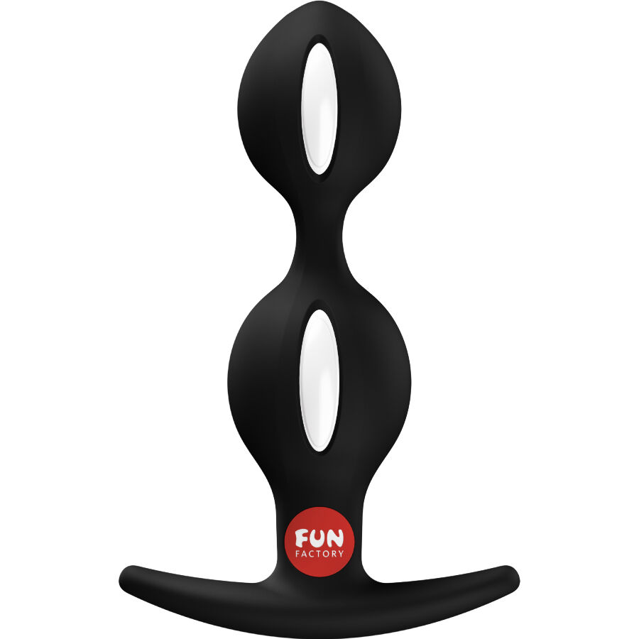 Fun Factory - B-Balls Dúo Plug Anal Negro 3 Fun Factory - B-Balls Dúo Plug Anal Negro - Imagen 3