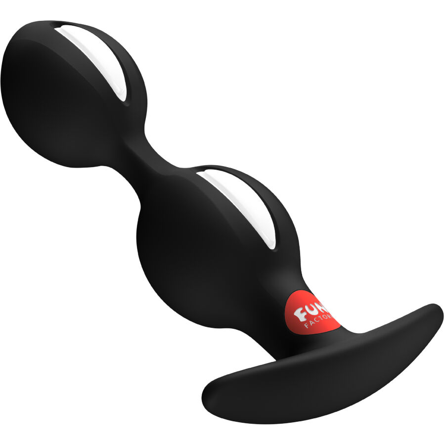Fun Factory - B-Balls Dúo Plug Anal Negro 2 Fun Factory - B-Balls Dúo Plug Anal Negro - Imagen 2