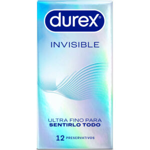 Durex - Preservativos Invisible Ultra Fino 12 Unidades
