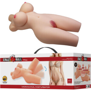 Crazy Bull - Tiffany Torso Femenino Realista Vagina y Anal 5.5 Kg